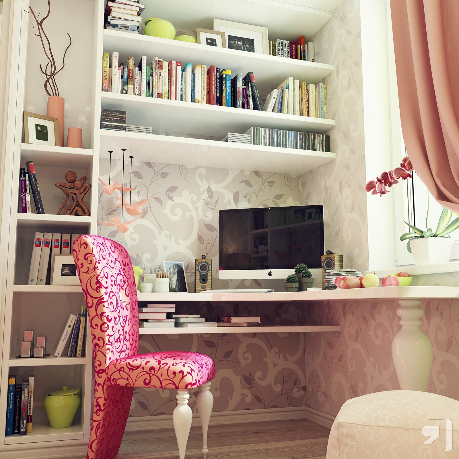 1b-feminine-bedroom-scheme-pink-and-gray-decor
